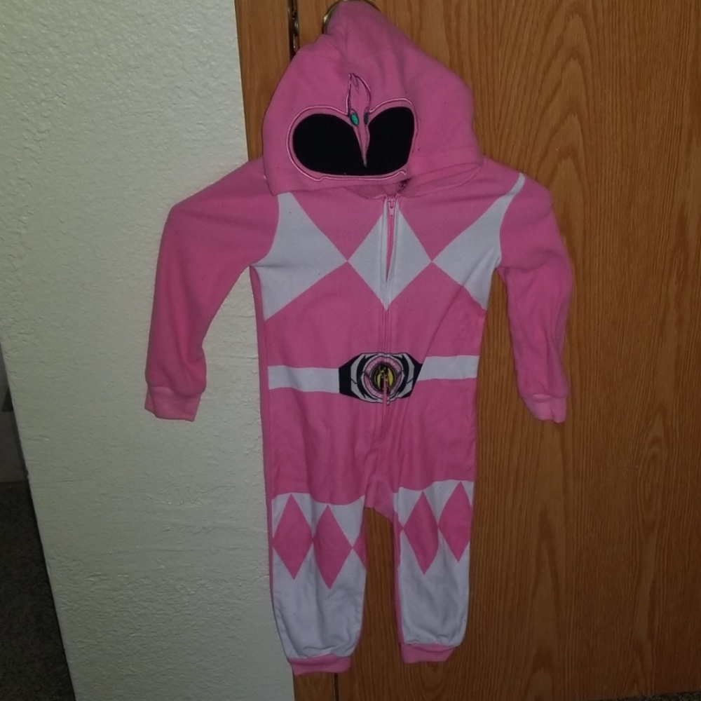 Pink power rangers pjs